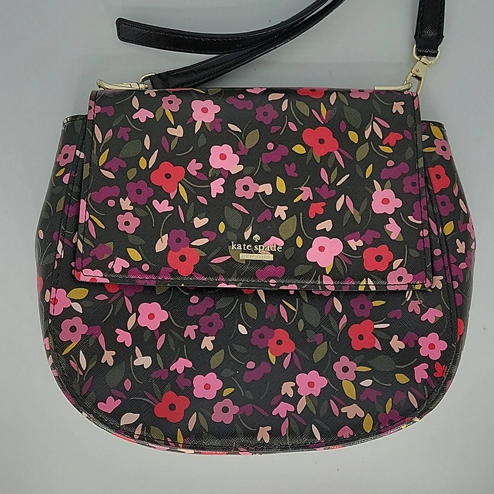 Kate Spade New York Cameron Street BOHO Floral Byrdie Crossbody Purse Bag